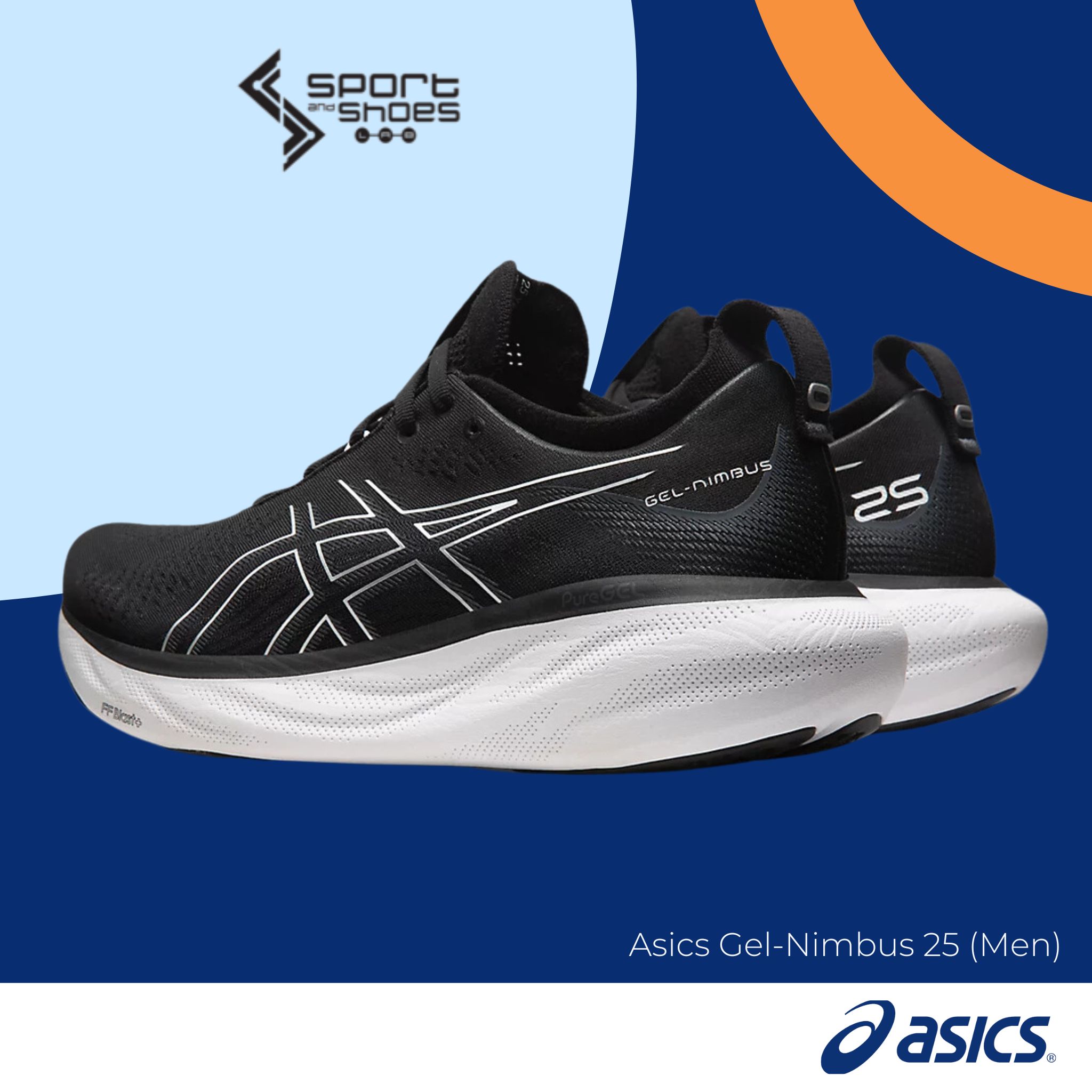 Asics Gel-Nimbus25 (4E) (M) (1011B618-001)